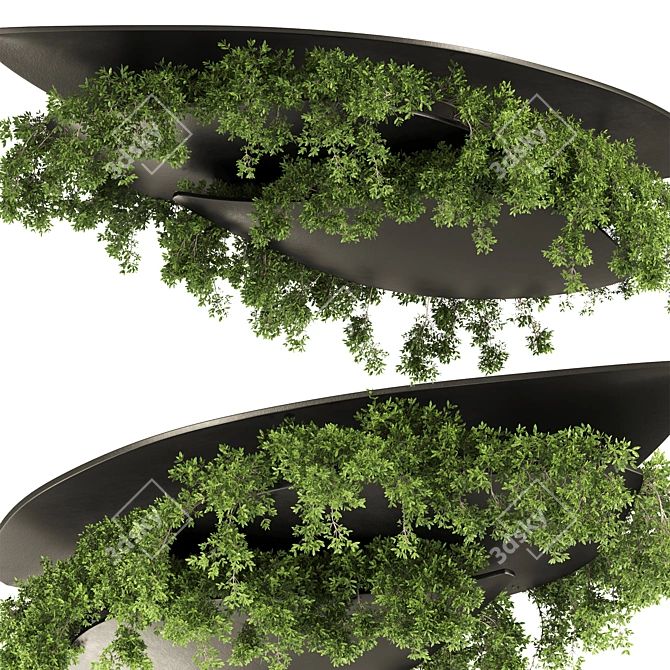 Premium Hanging Plant Set 21 3D model image 3