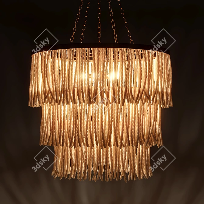 Three-Tier Pendant Light ARRICKA 3D model image 4