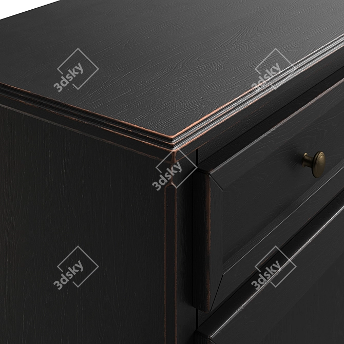  Crate & Barrel Pranzo II Sideboard 3D model image 3