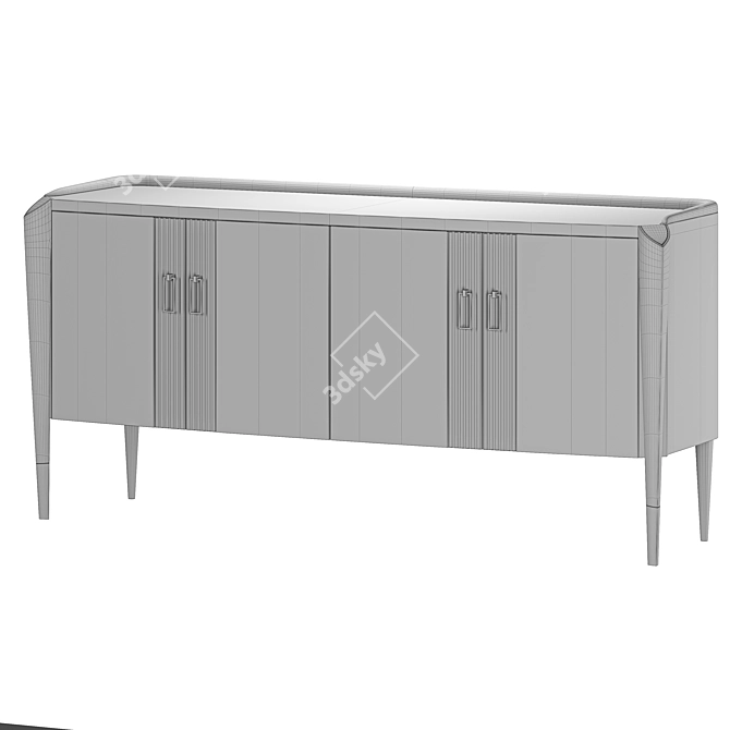 Elegant Caracole Oxford Buffet 3D model image 2