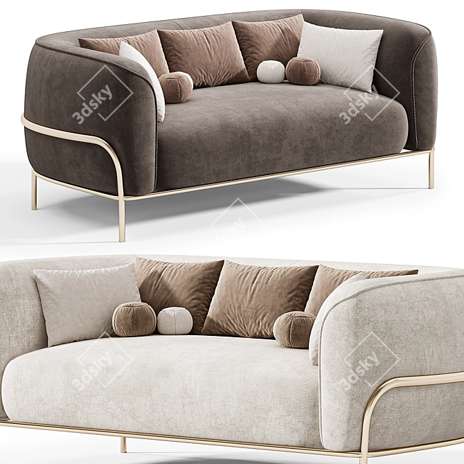 Sophie Sofa 2-Seater Design 3D model image 6