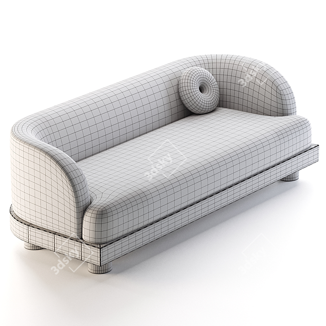 Modern Nomad Sofa Design 3D model image 4