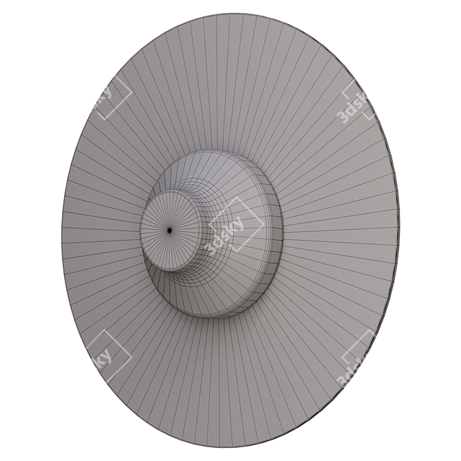  Sleek Wall Light Fixture 3D model image 2