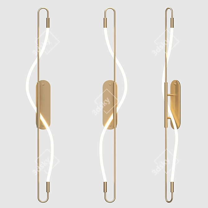 Aura I Sconce Set - Left & Right 3D model image 1