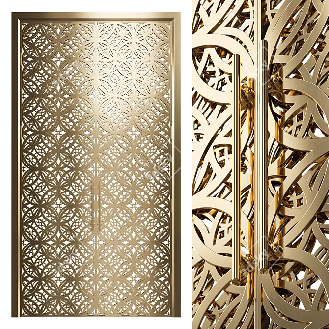 Arabic Modern Door 563 3D model image 1