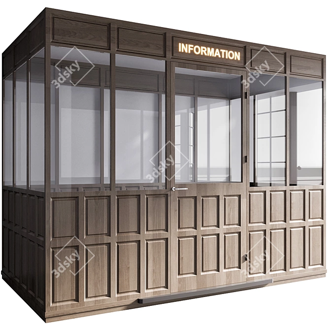 Room Information Desk No17 3D model image 2