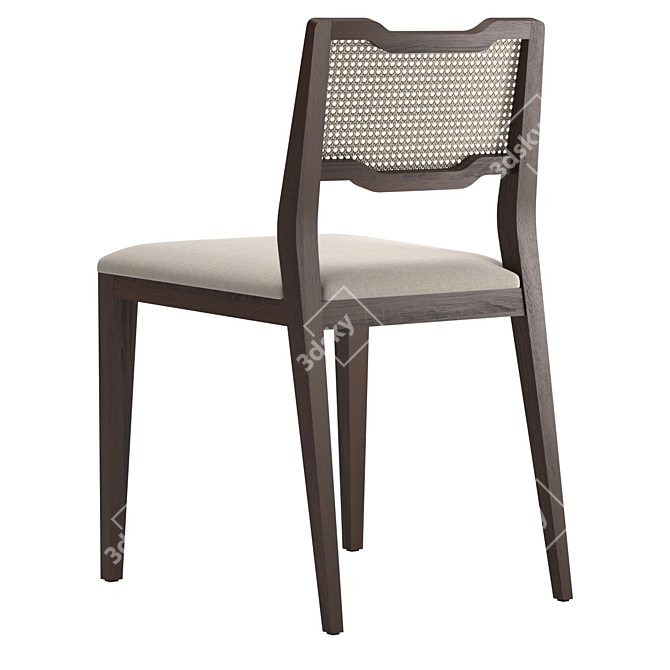 Sleek Modern Eva Chair 3D model image 3