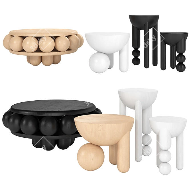 Bohinc Designer Coffee Tables Collection 3D model image 1