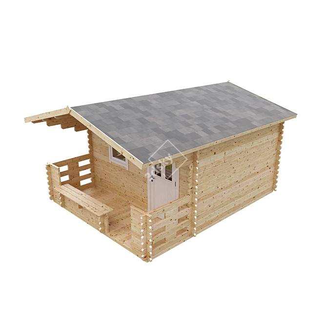 Garden Shed 3: Spacious Retreat 3D model image 4