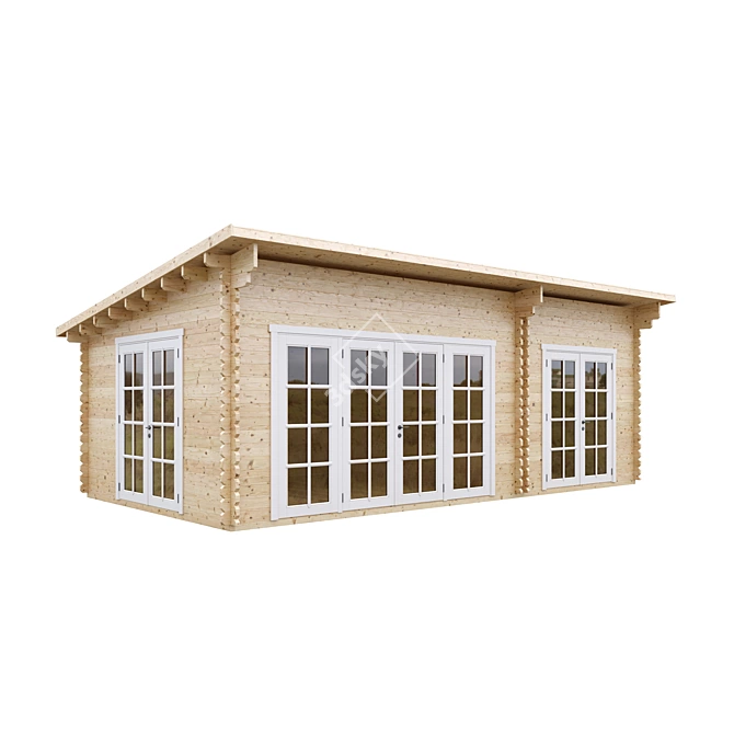 Garden House 6 Model 2017 3D model image 1