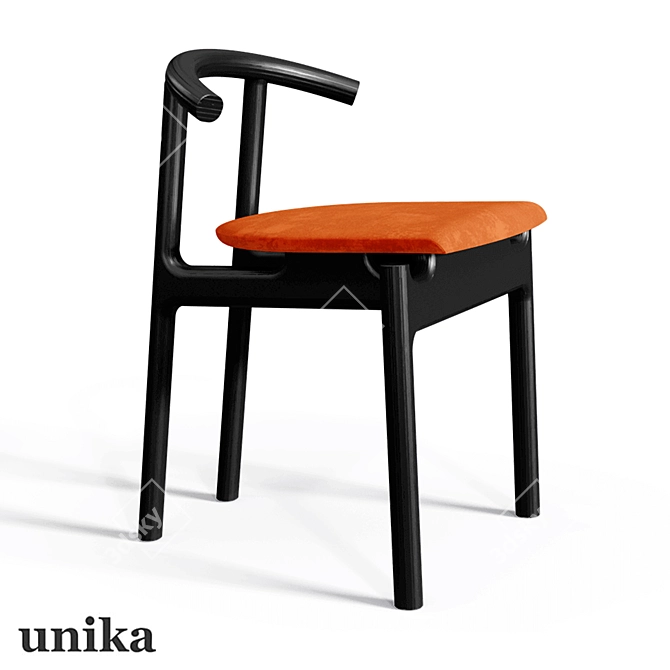 Hans Soft Seat Support Stool 3D model image 1