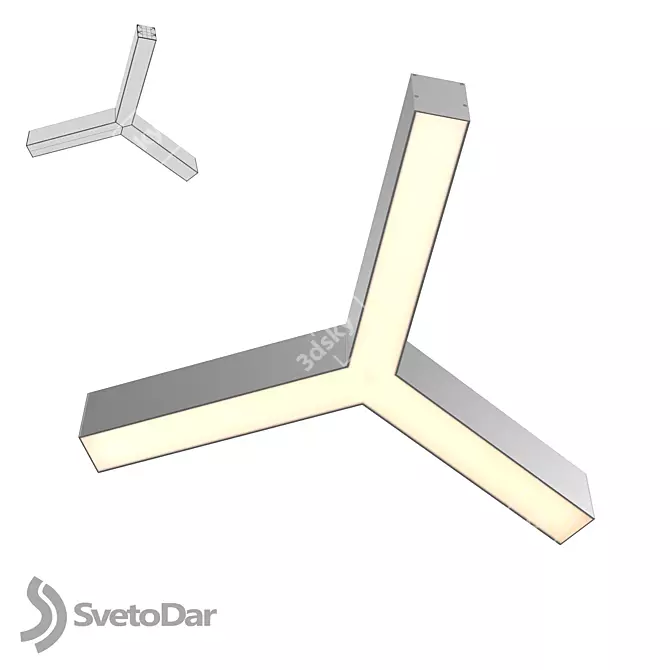 Versatile LIGNA MODUL Lighting Fixtures 3D model image 13