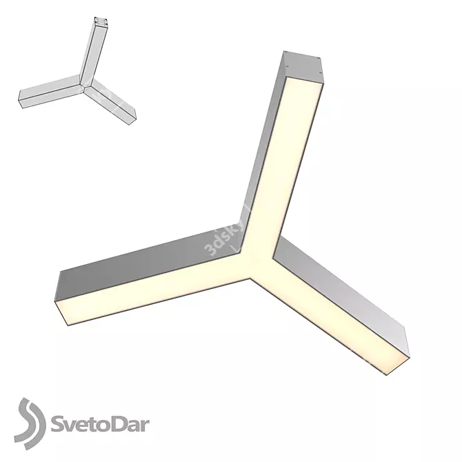 Versatile LIGNA MODUL Lighting Fixtures 3D model image 21