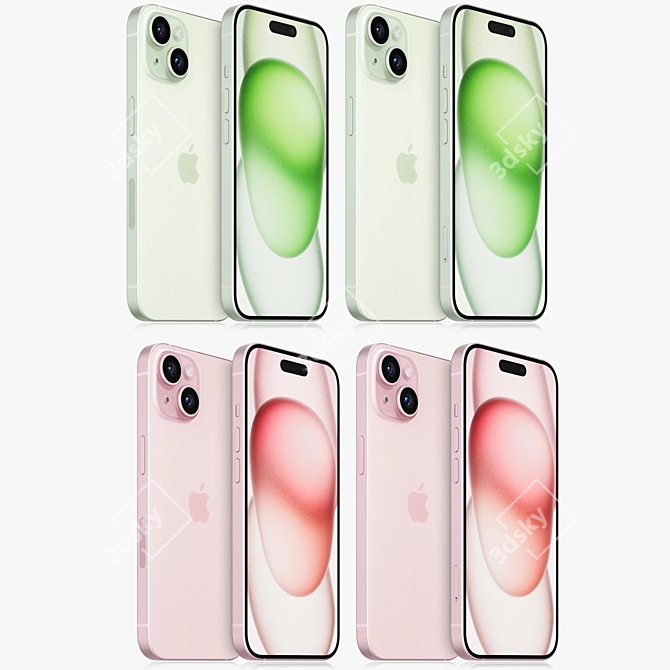 iPhone 15 Render Model Upgrade 3D model image 2