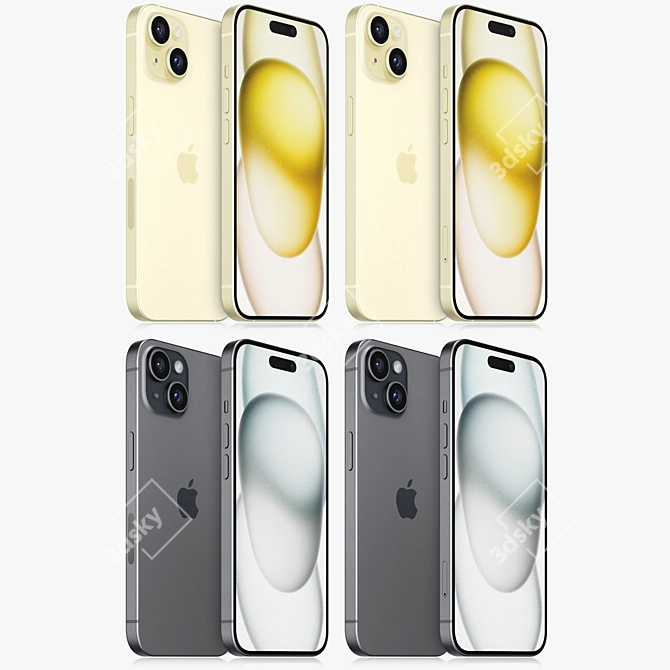 iPhone 15 Render Model Upgrade 3D model image 3