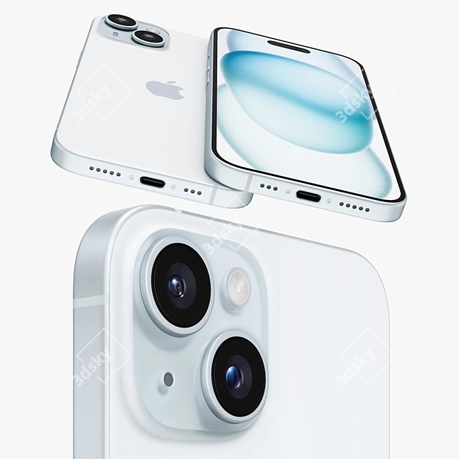 iPhone 15 Render Model Upgrade 3D model image 6