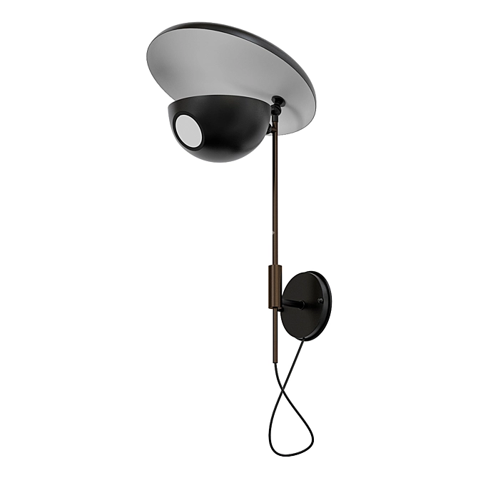 Elegante Italian Wall Lights 3D model image 1