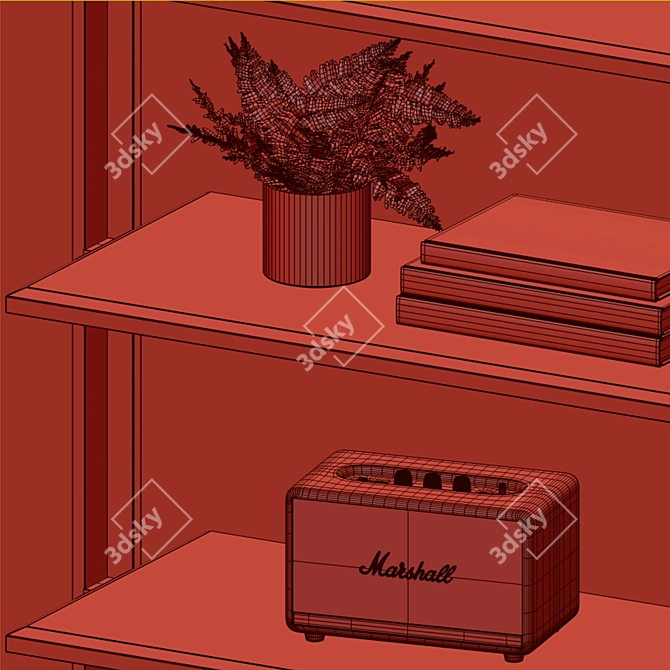 Dica Hogar Less Shelving System 3D model image 3