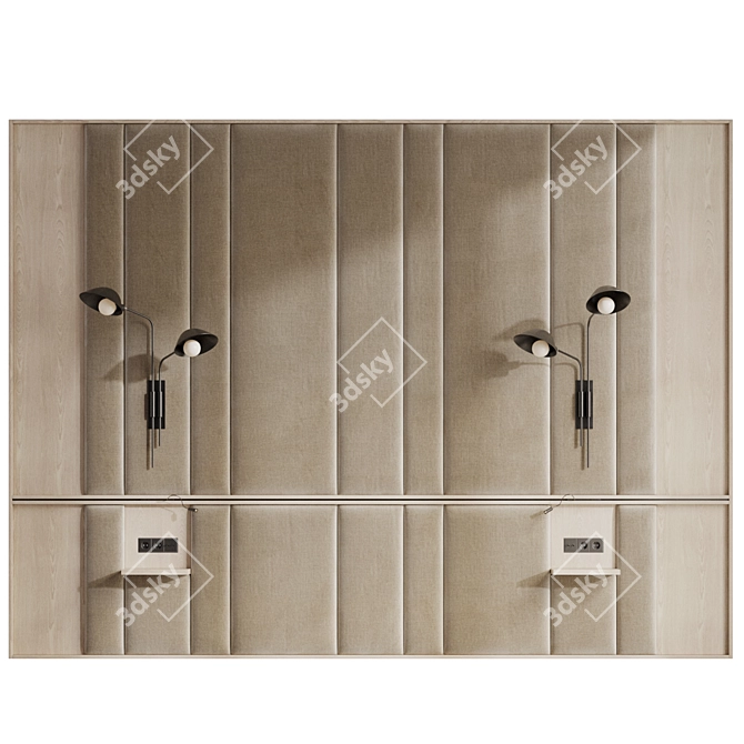 Soft Wall Panel with Lighting 3D model image 4