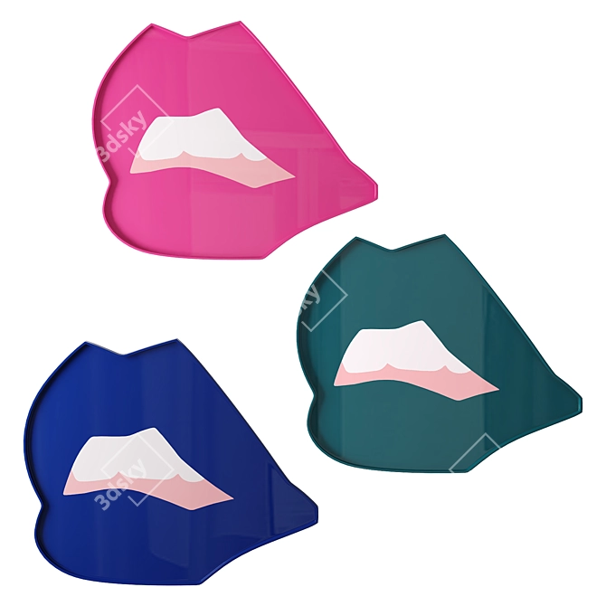 Angela Chrusciaki Blehm Lip Print 3D model image 2