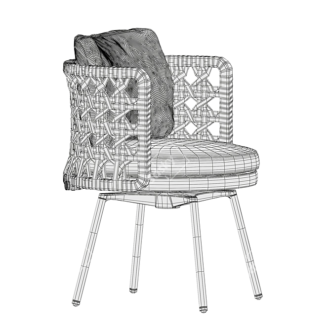Torii Nest Outdoor Chair 3D model image 10