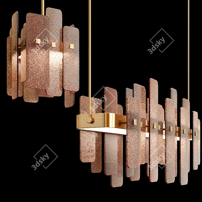 Elegant Oscar Lighting Collection 3D model image 2