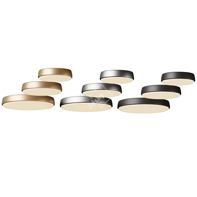 Sleek Elegance in Laval Lighting 3D model image 4