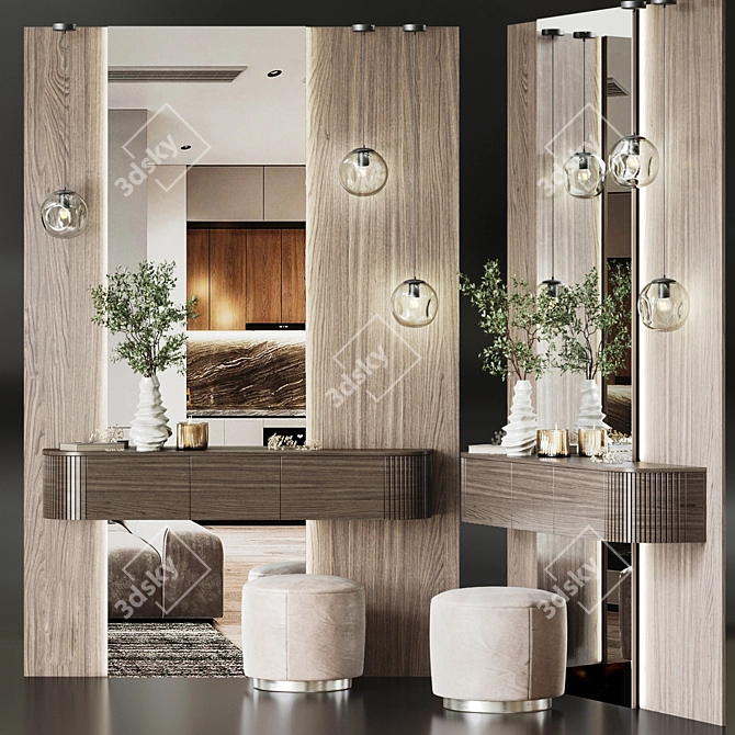Corona Render-Ready Foyer Set 3D model image 18
