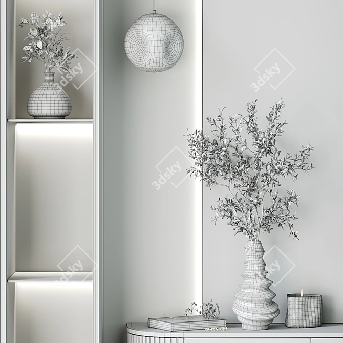 Corona Render-Ready Foyer Set 3D model image 22