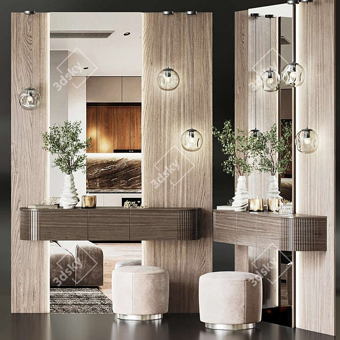 Corona Render-Ready Foyer Set 3D model image 25