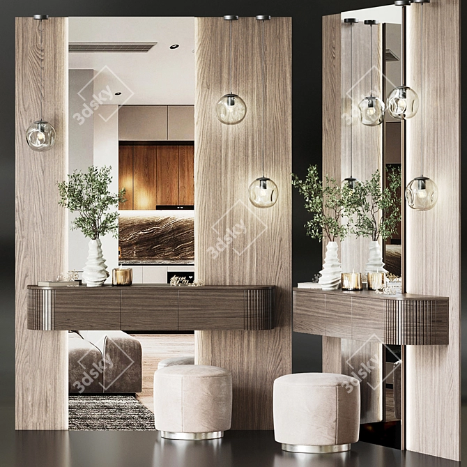 Corona Render-Ready Foyer Set 3D model image 32