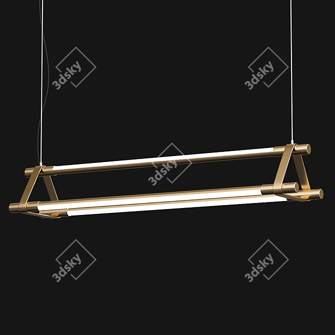 ImperiumLoft TWIN Pendant Light 3D model image 1