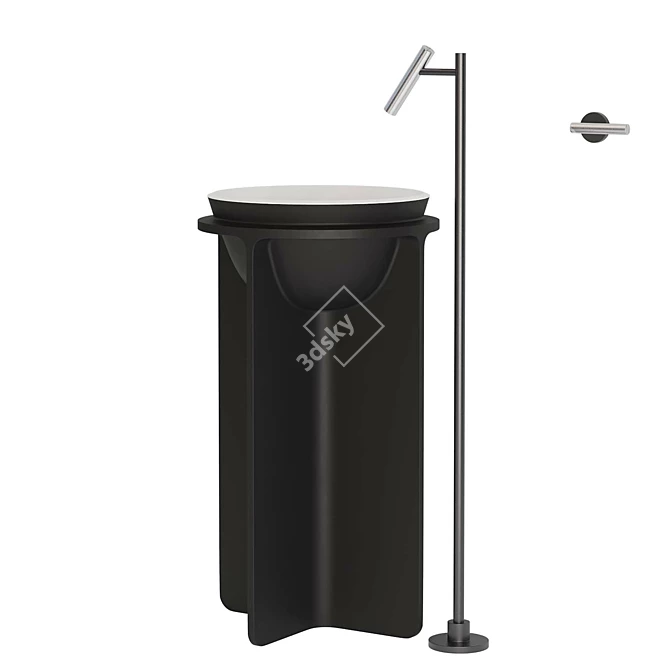 Falper Milano Washbasin Set 3D model image 2