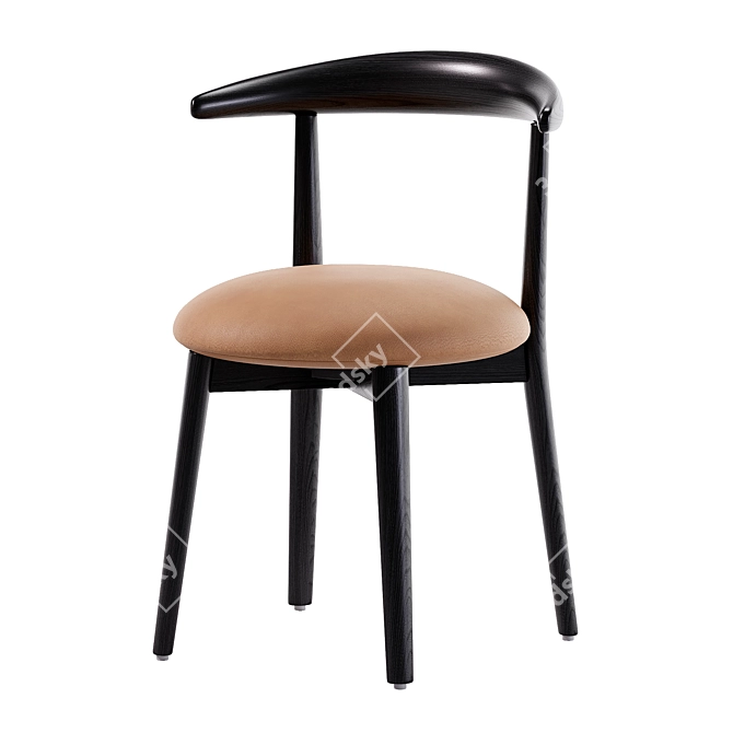 Wittmann CARINZIA Ash Chair: 3D-Rendered Modern Design 3D model image 3