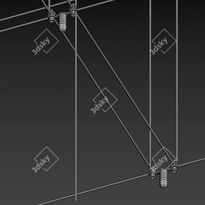 Molecule 200 Pendant Light (Centersvet) 3D model image 4