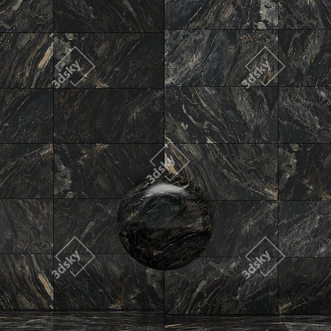 High Detail Marble Stone Texture 3D model image 3