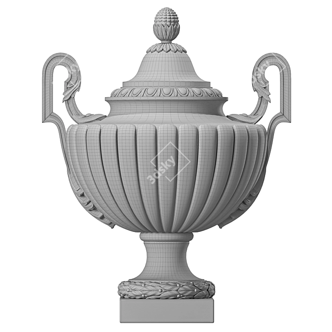 Antique Leonardo Vase Art 123 3D model image 2