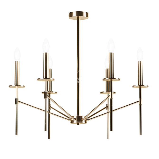 Eurosvet Anders Pendant Chandeliers 3D model image 1