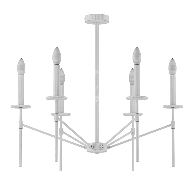 Eurosvet Anders Pendant Chandeliers 3D model image 4