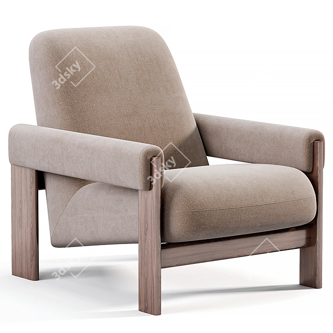 Modern Nils Chair Set 3D model image 3