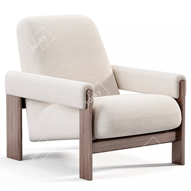 Modern Nils Chair Set 3D model image 5