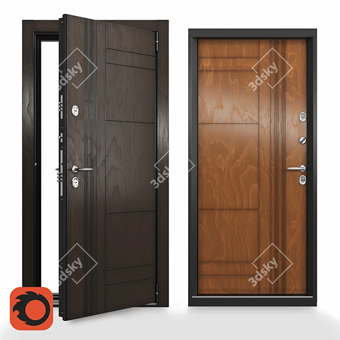 Snowbird PRO Thermal Insulated Door 3D model image 1
