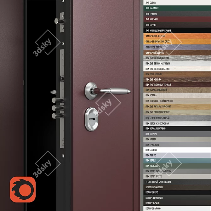 Translated from Russian:

Snegir PRO | PRO-Heat

Ultimate Thermal Exterior Door 3D model image 2