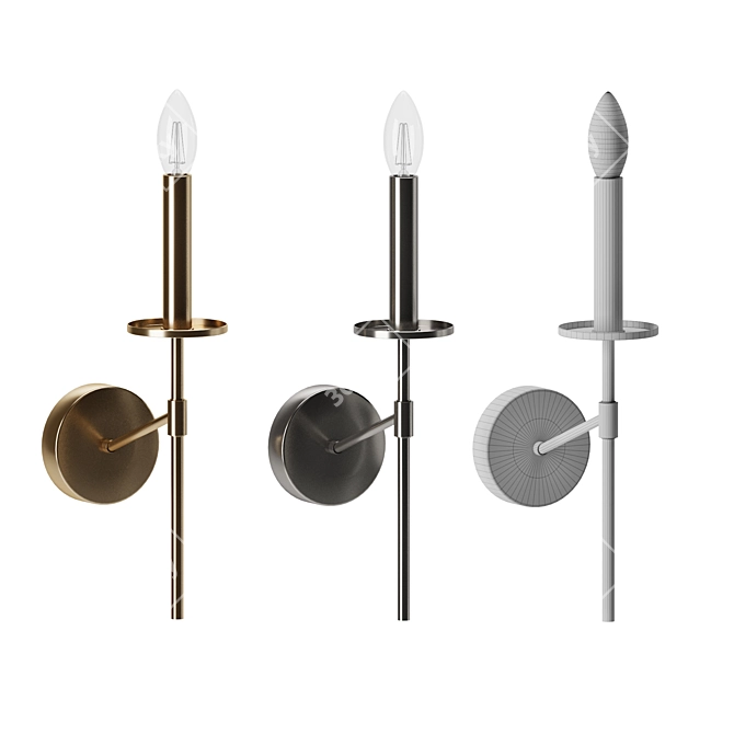 Eurosvet Anders Wall Sconce 3D model image 2