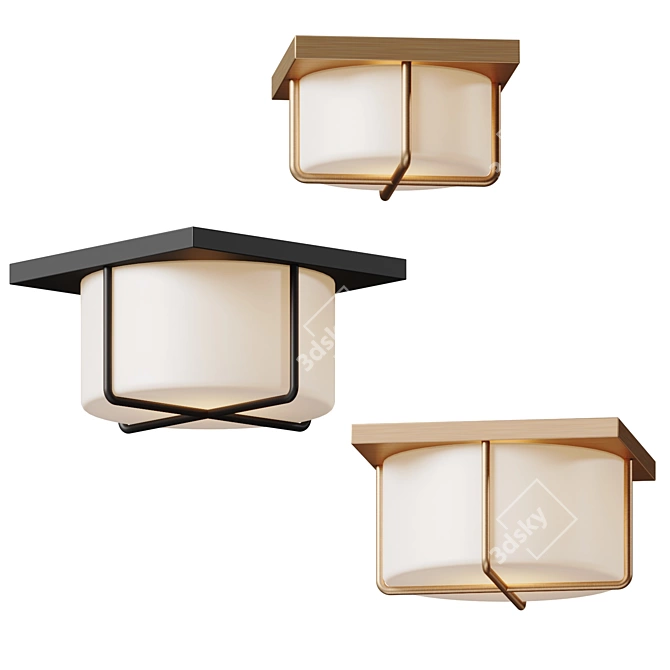 Regalo: Opal Glass Sculptural Lighting 3D model image 1