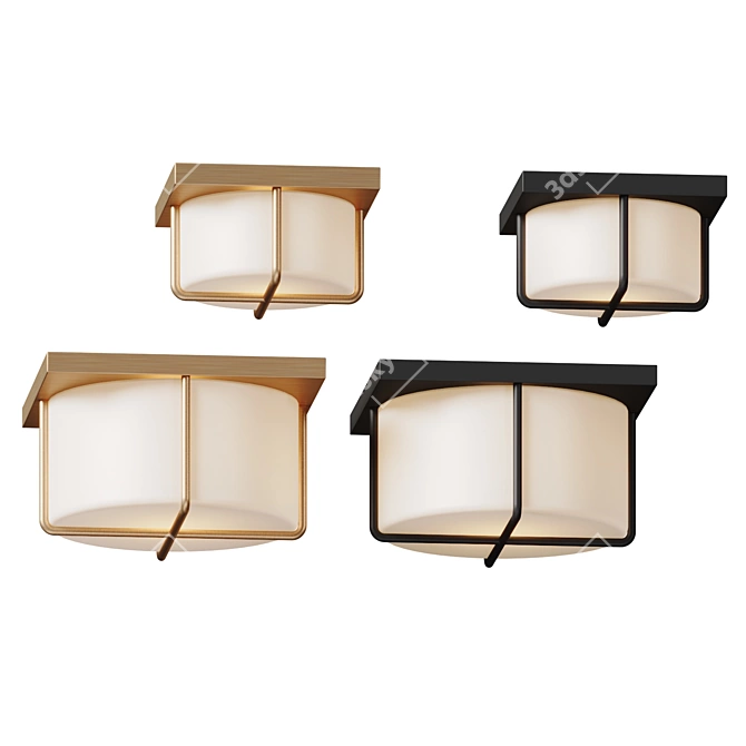 Regalo: Opal Glass Sculptural Lighting 3D model image 4