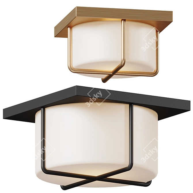 Regalo: Opal Glass Sculptural Lighting 3D model image 6