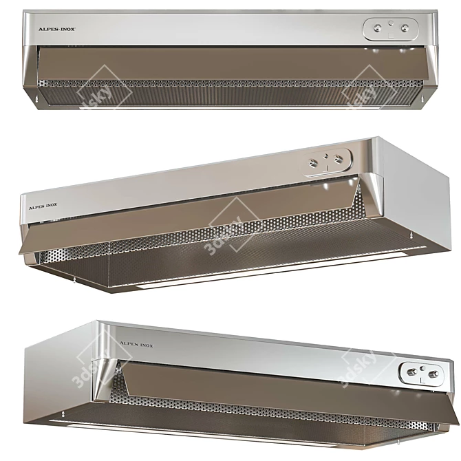 Alpesinox Modern Kitchen Appliance Set 3D model image 3