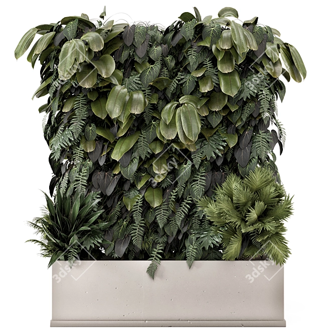 Contemporary Indoor Plants Set 2046 3D model image 2