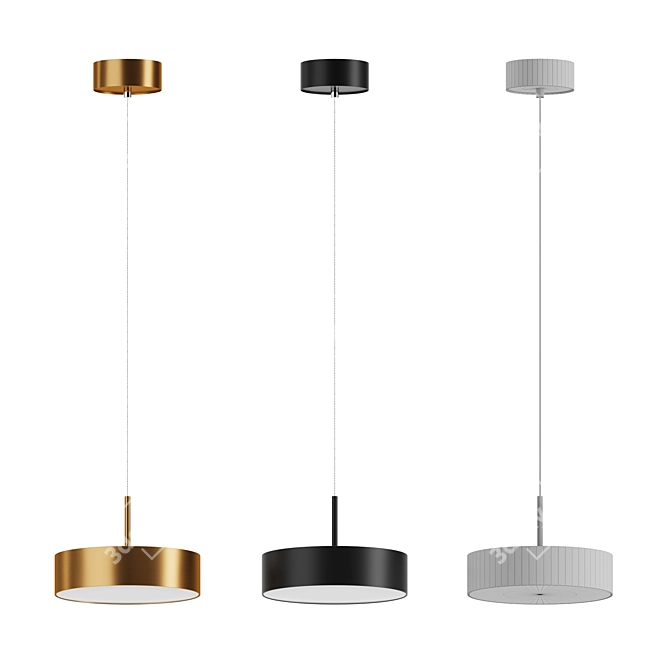 Novotech Prometa Chandelier Collection 3D model image 2